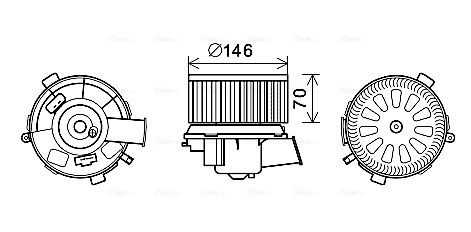 AVA QUALITY COOLING Salongipuhur PE8378